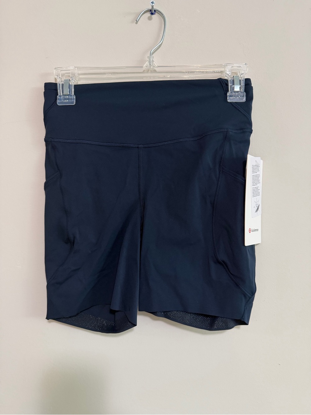 lululemon athletica Navy High-Rise Bike Shorts